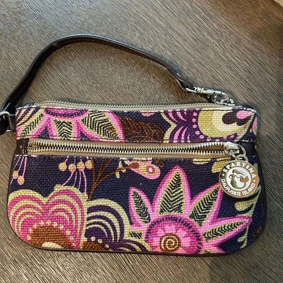 Spartina 449 Women's Floral Bag - Purple and Green - Picture 2 of 7